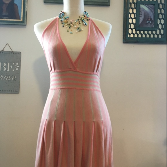 ❗️SOLD❗️AEVE Halter Dress, Cotton Silk, Cashmere - Picture 4 of 8